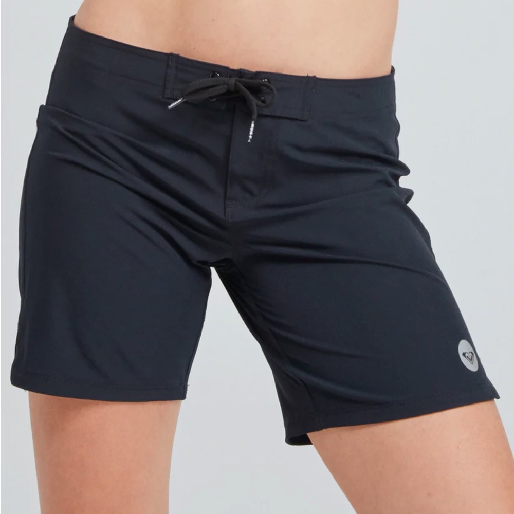 Roxy To Dye 7" Boardshorts Size Medium Black